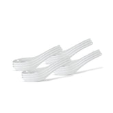 6.25 Inch Melamine Soup Spoons - Available in White, Black, Red, Red-Black Combo - Ideal for Soups, Ramen, Pho