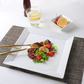 square porcelain plate