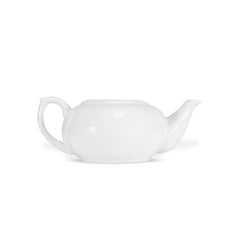 32oz Porcelain Teapot with Lid – Elegant Round Shape Design for Tea, Coffee