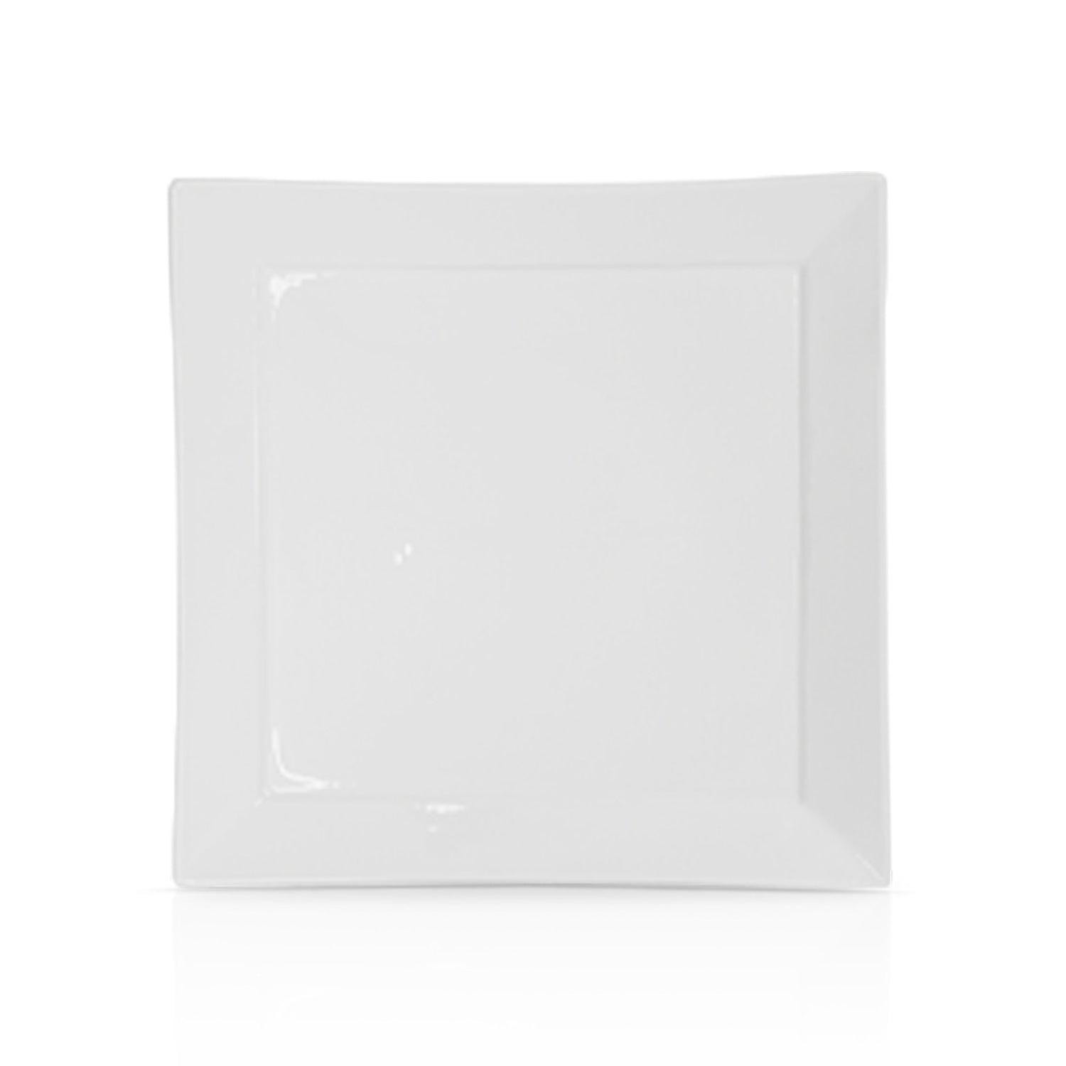 Pearl White Dessert Plates – 7 Inch Square, Premium Porcelain