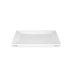 Pearl White Salad Plates – 9 Inch Square, Premium Porcelain