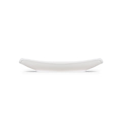 Pearl White Dinner Plates – 11 Inch Flat Square, Premium Porcelain
