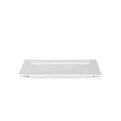 14 Inch Rectangular Serving Platter – Pearl White Porcelain Dinnerware for Parties & Home Use