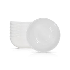 9.125 Inch Serving Bowl 62oz – Pearl White Porcelain Large Round Bowl for Serving Salads, Pasta