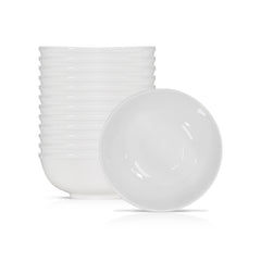 9.125 Inch Serving Bowl 62oz – Pearl White Porcelain Large Round Bowl for Serving Salads, Pasta