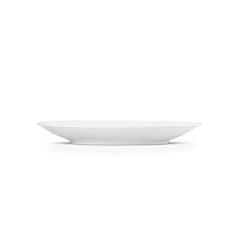 Pearl White Appetizer Plates – 6 Inch Flat Round, Premium Porcelain