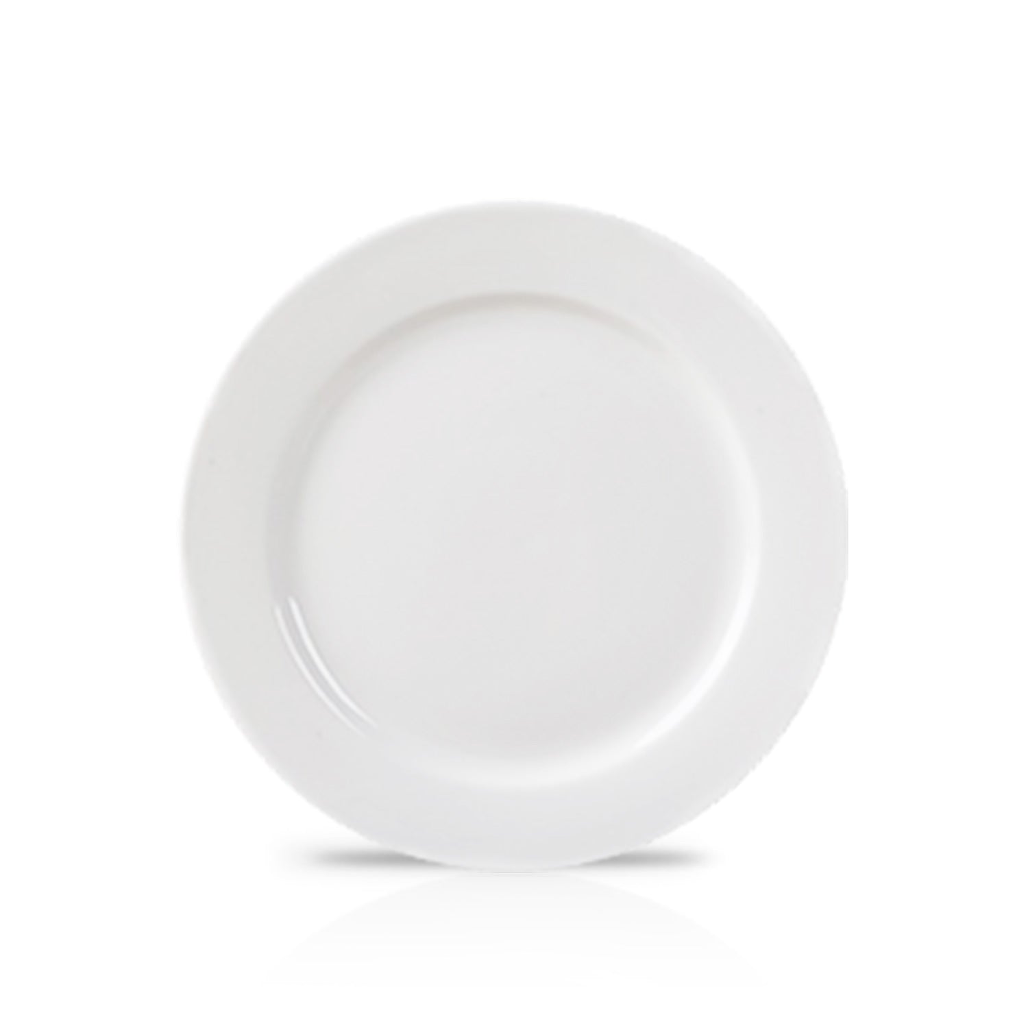 Pearl White Appetizer Plates – 6 Inch Round, Premium Porcelain