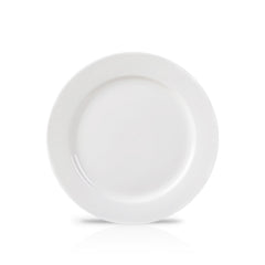 Pearl White Appetizer Plates – 6 Inch Round, Premium Porcelain