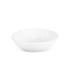 3.5 Inch Round Sauce Dish – Pearl White Porcelain Side Dish for Serving Dips and Condiments