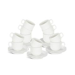 3 oz Tea Cup with Saucer – Elegant Round Shape, Ideal for Espresso, Tea, & Small Beverages