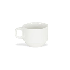 Tea Cup with Saucer 3 oz – Pearl White Premium Porcelain